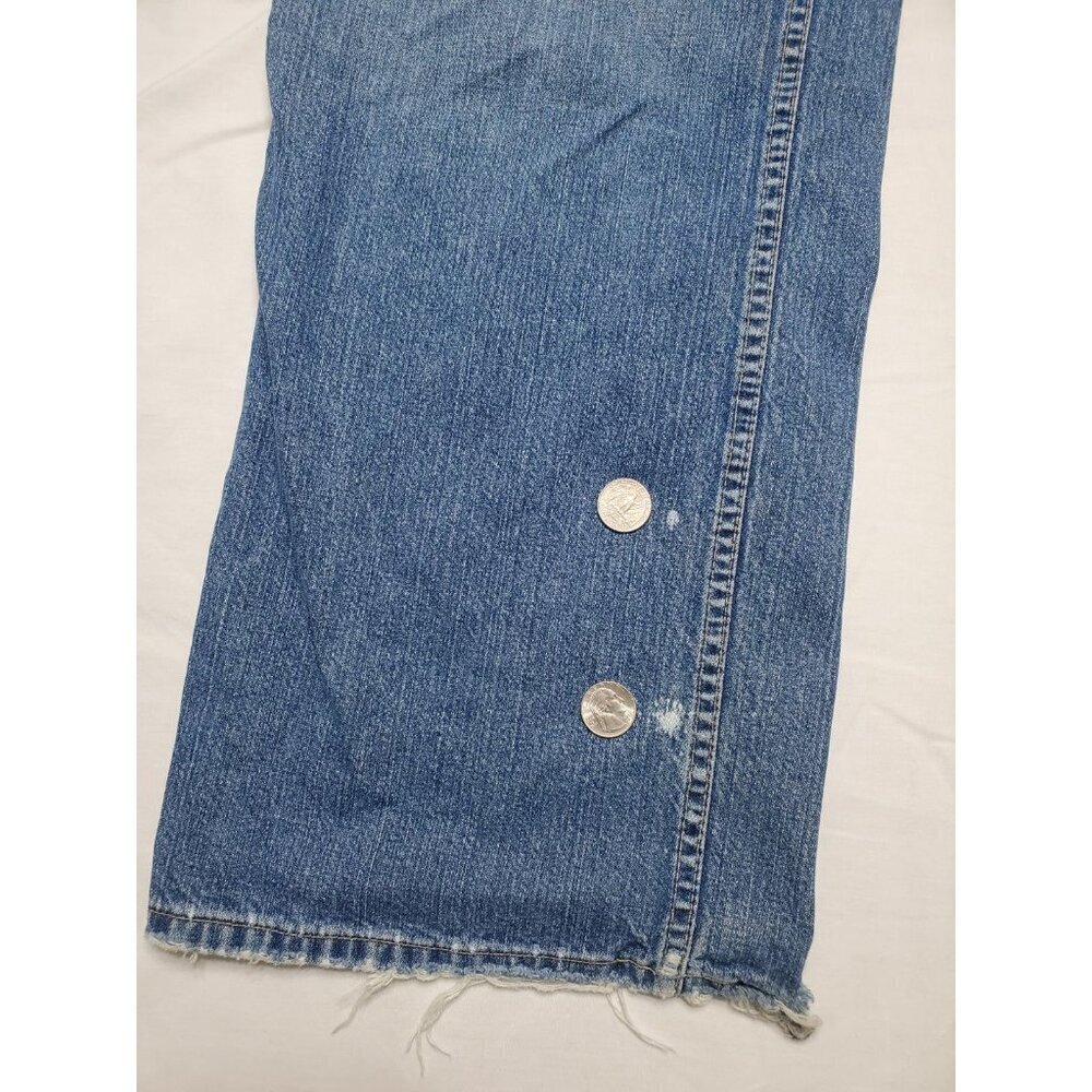 BKE 67 San Antonio Jeans Men's Size 36x32 Y2K Baggy Wide Leg Distressed KBK3032L - Picture 3 of 16